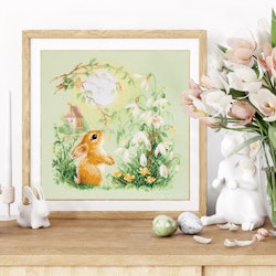 Broderikit Tavla Meadow Stories-1. Bunny.