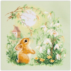 Broderikit Tavla Meadow Stories-1. Bunny.