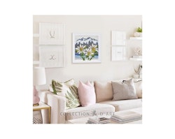 Broderikit Kudde Edelweiss Blomma