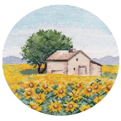 Broderikit Tavla Solrosor