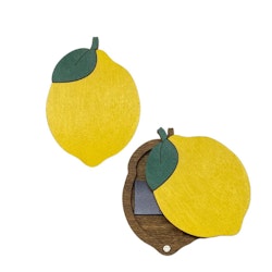 Nålhållare Nålfodral med Magnet Citron