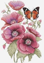 Broderikit Tavla Doften av anemoner