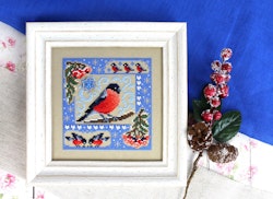 Broderikit Tavla Mini Sampler Vinterkomposition