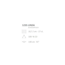 Broderiväv Linda 27ct Evenweave 140 x 100 cm
