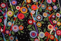 Broderikit Tavla Bloomy Trees -  Blommande träd