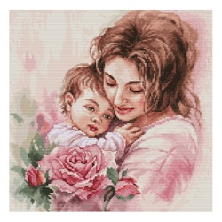 Broderikit Tavla Moments of Longing- Mammas Kärlek