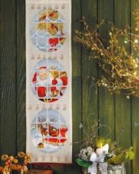 Broderikit Kalender Tomte i Julfönstret