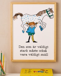 Broderikit Tavla Pippi stark och snäll