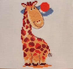 Broderikit Tavla Lilla giraff