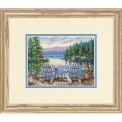 Broderikit Tavla Lakeside Morning The Gold Collection Petites