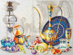 Broderikit Tavla Bright colors of Morocco - Marockos ljusa färger