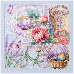 Broderikit Tavla Sampler Charming Provence - Charmiga Provence