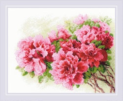 Broderikit Tavla Gorgeous Azalea - Underbar Azalea i bloom