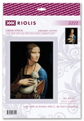 Broderikit Tavla Lady with an Ermine after L. da Vinci's Painting