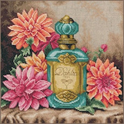 Broderikit Tavla The scent of dahlia - Doften av dahlia