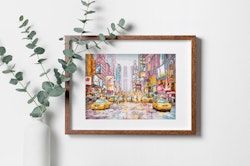 Broderikit Tavla New York times square