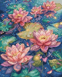 Broderikit Tavla Water lily - Näckros