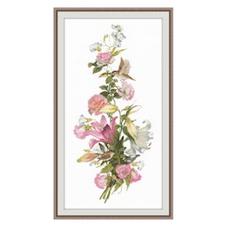 Broderikit Tavla Flower Composition. Lilies - Vertikal komposition. Liljor