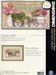 Broderikit Tavla Fleurs de Paris