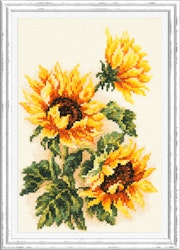 Broderikit Tavla Solrosor