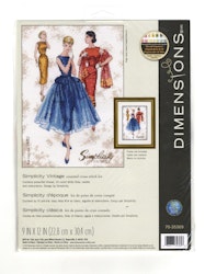 Broderikit Tavla Simplicity Vintage