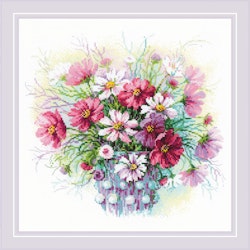 Broderikit Tavla Watercolor Cosmos - Akvarell Cosmos
