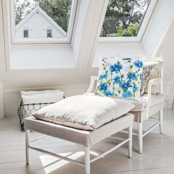 Broderikit Tavla Kudde Chicory blossoms - Blomningstid