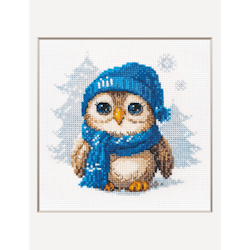 Broderikit Tavla - Aine collection "Cuddly Owl" - Uggla