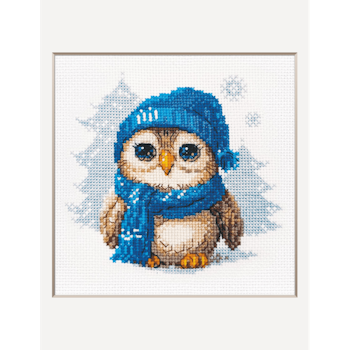 Broderikit Tavla - Aine collection "Cuddly Owl" - Uggla