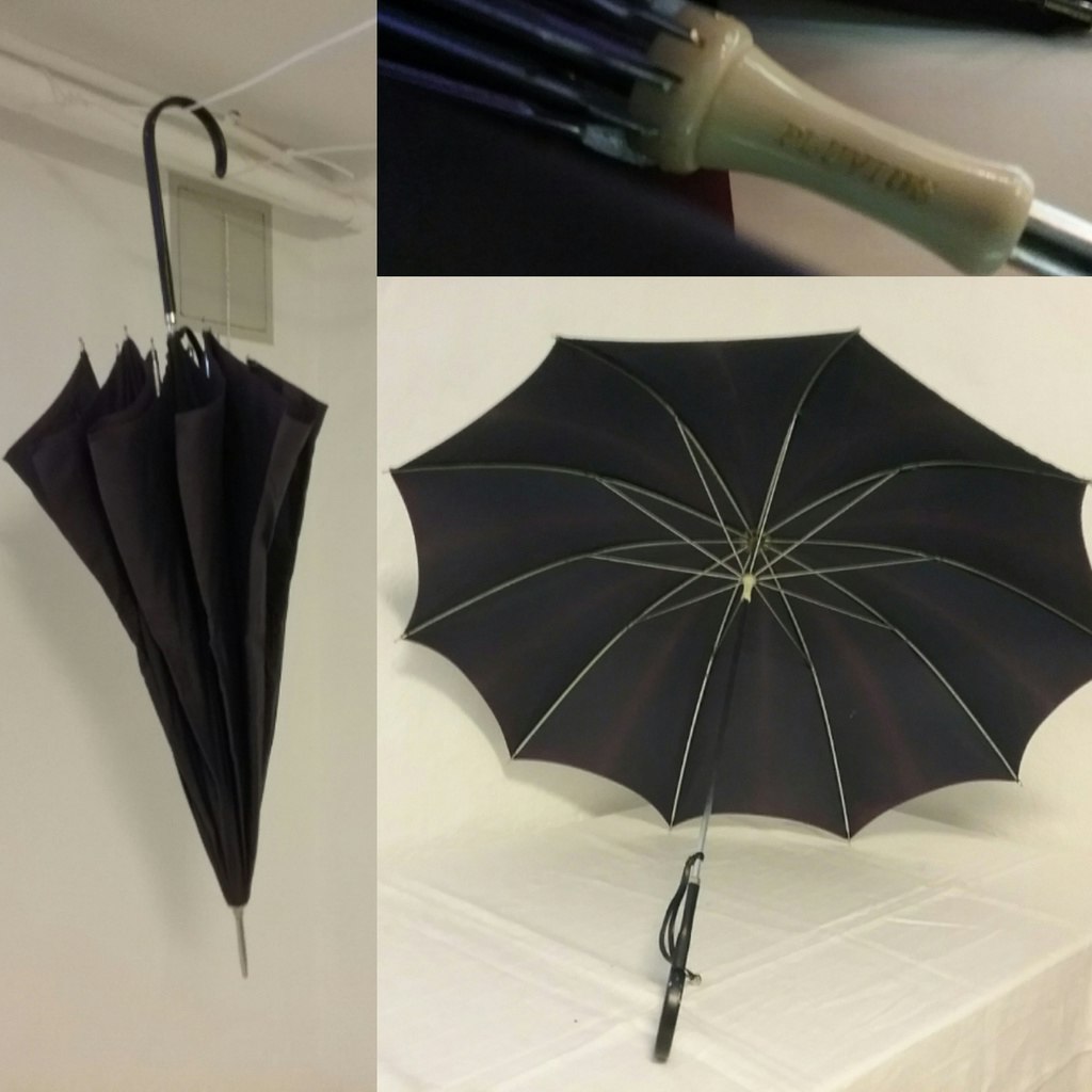 Vintage retro paraply lila och mörklila Pluvius - Vintage Corner Österlen
