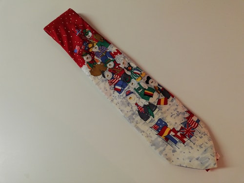 Motivslips jul jul-slips snögubbar med flaggor Windsor