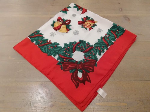 Retro scarf scarves sjal julscarf sidenkänsla tråddragning