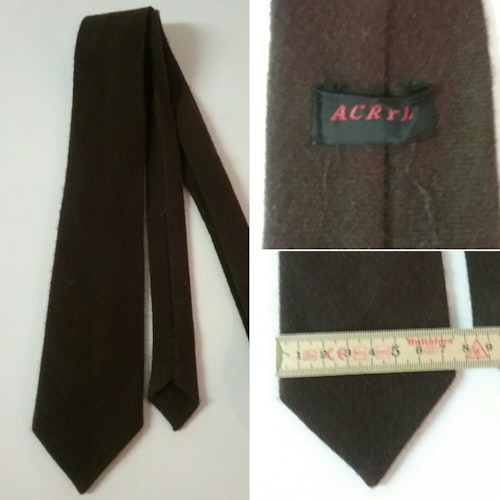 Vintage retro slips brun acryl - alltså lite mjukare struktur 70-tal