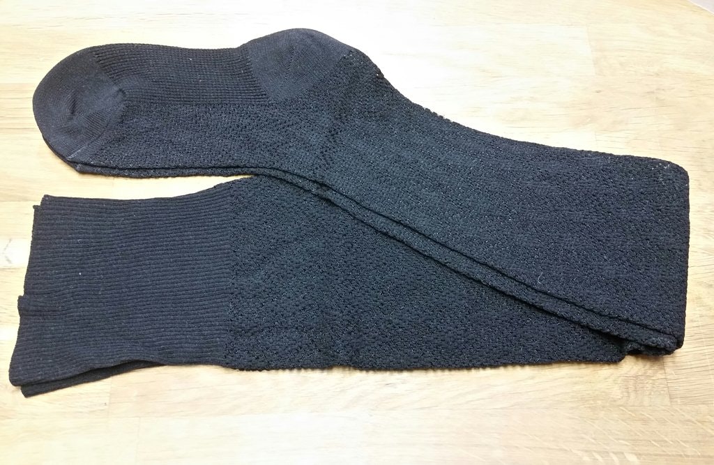 Vintage svarta spets stockings strumpor för strumpebandshållare 60-tal  deadstock - Vintage Corner Österlen
