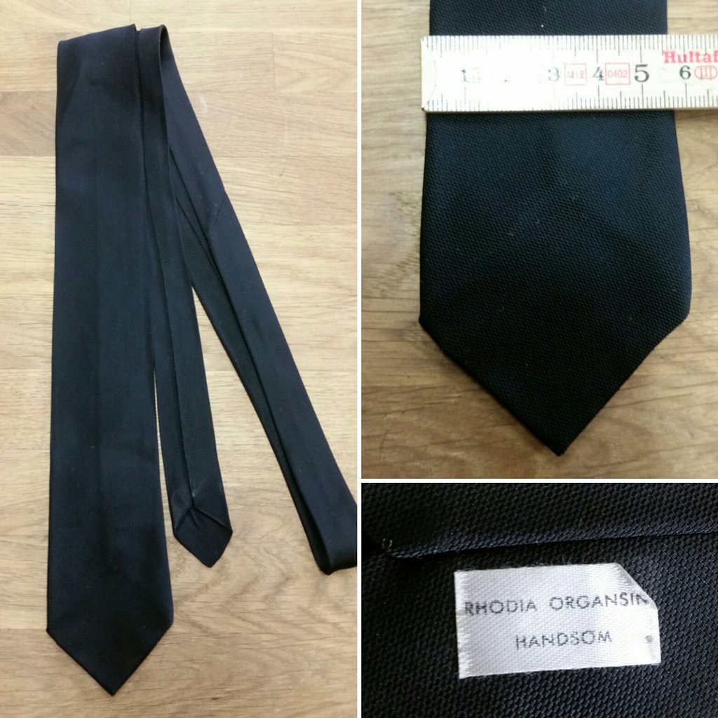 Vintage retro slips svart smal 50-tal, 60-tal Rockabilly