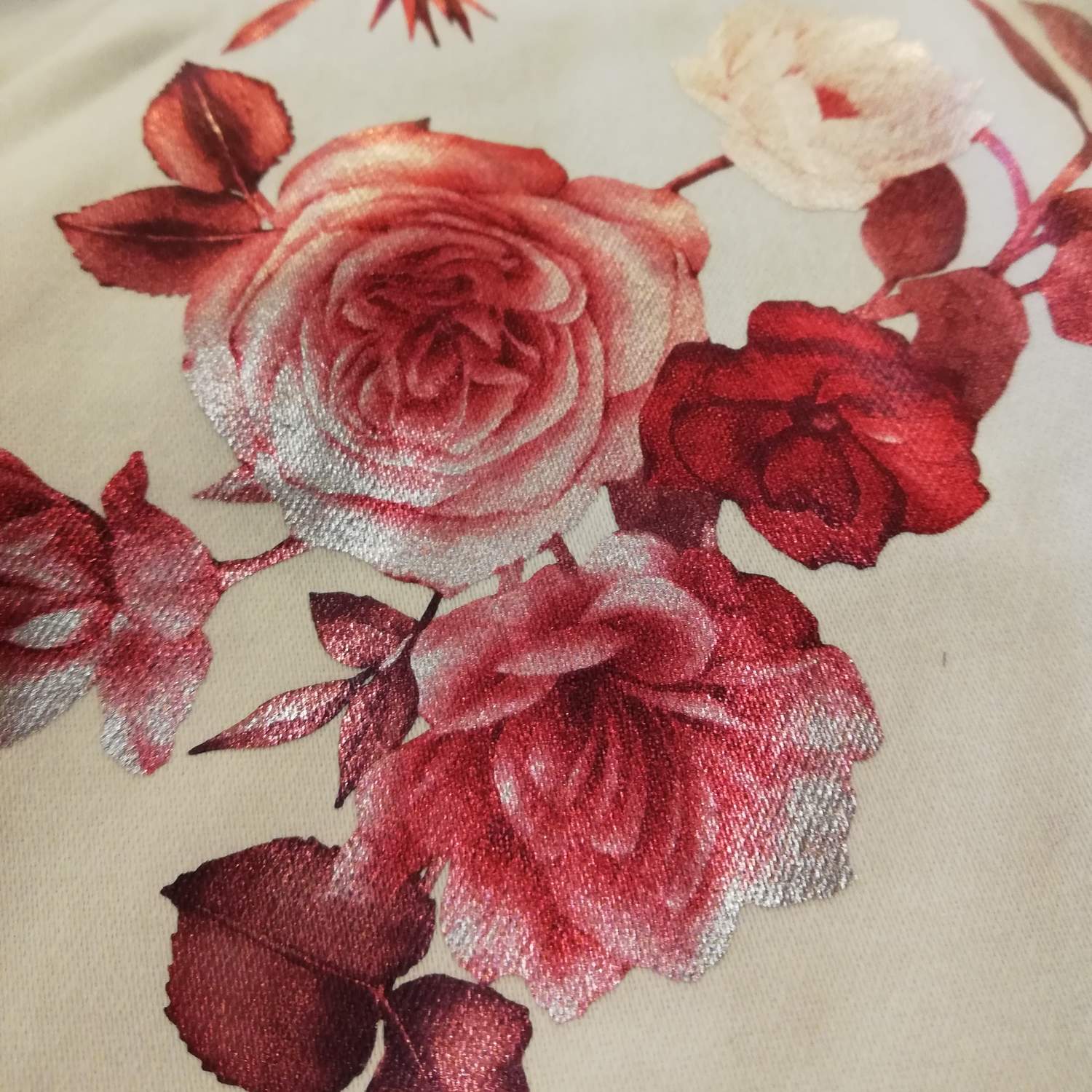 Klänning Rockabilly-stil med rosor metallic Hearts Roses London stl 9-10 år