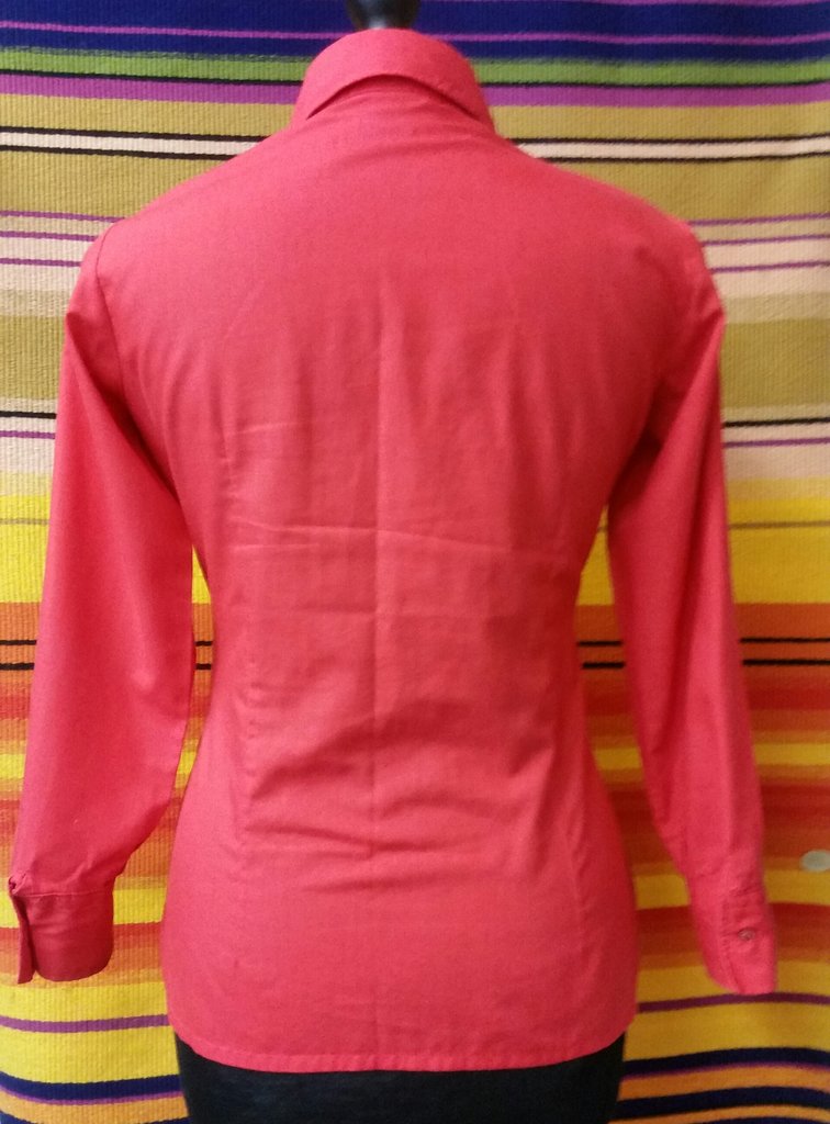 Retro byxa och skjorta i rött 70-tal