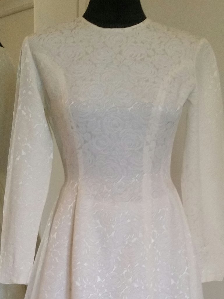 Retro vintage brud­klänning 1964