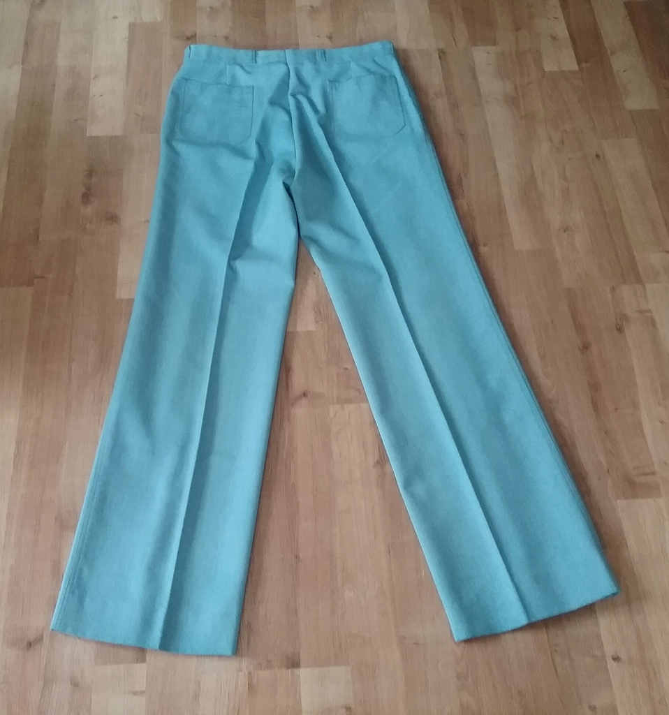 Retro byxor jeansblå ljusblå Brason syntet 60-tal 70-tal