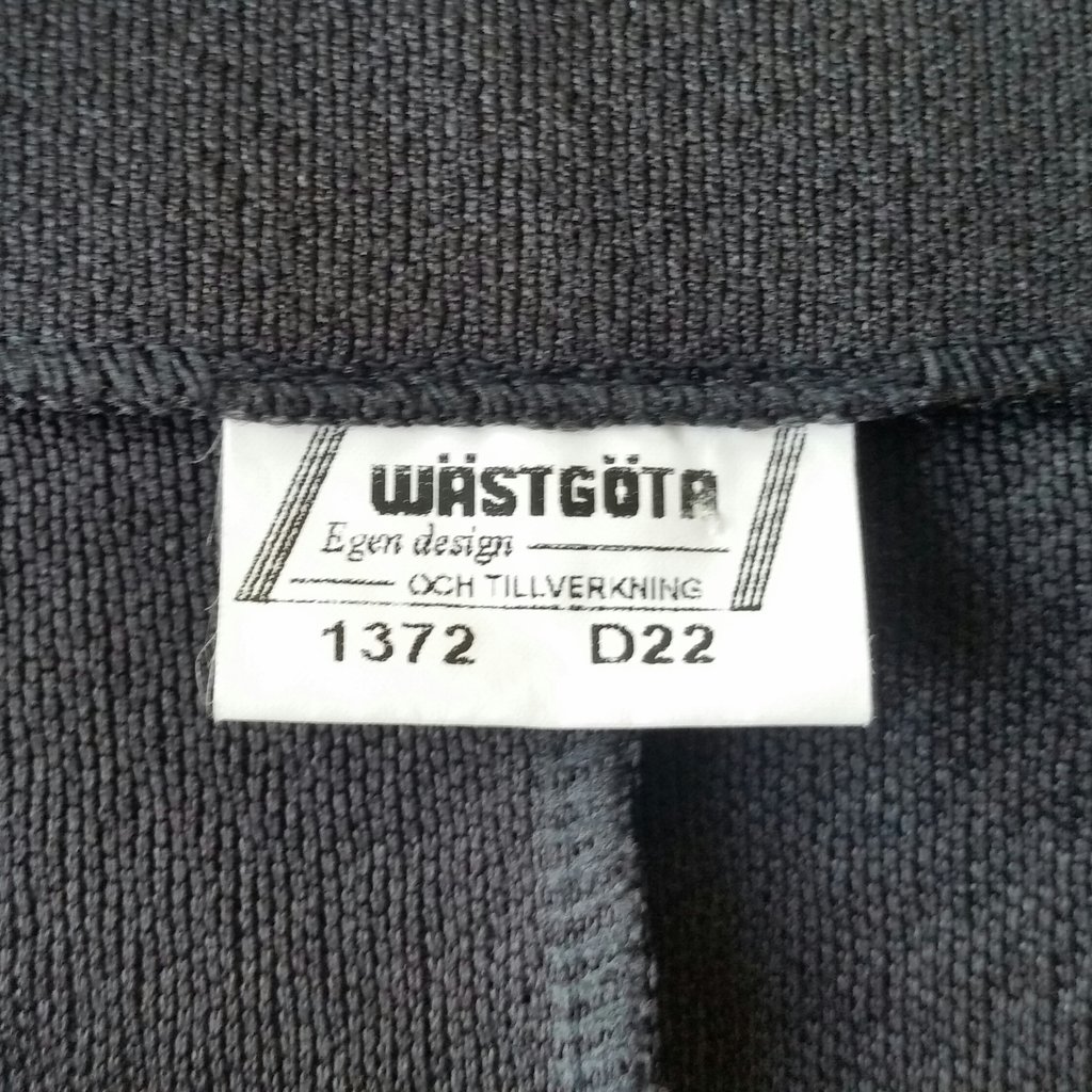 Retro svart väst­klänning Wästgöta 70-tal