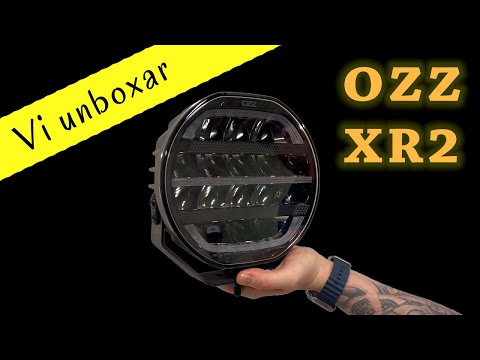 OZZ XR2 P9" vit LED extraljus