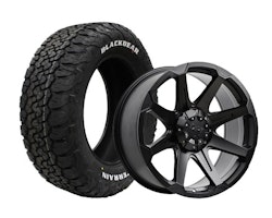 Komplett fälgpaket D05 Flatblack 9x20" 6/139,7 ET20 265/50R20