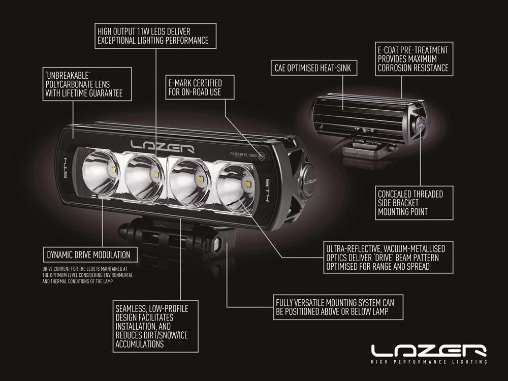 Lazer ST6 Evolution 11,2 tums LED ramp