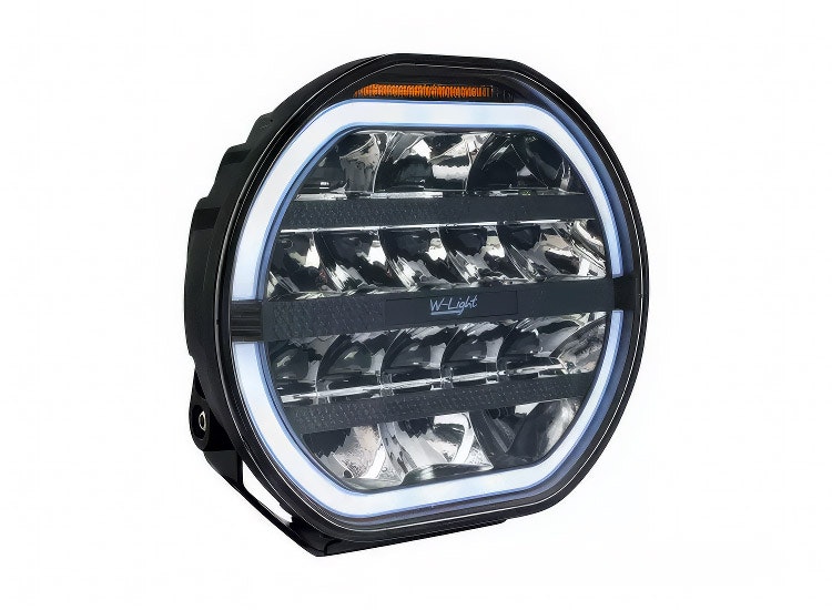 W-Light Fury 9tum LED-extraljus med inbyggt blixtljus 2-pack