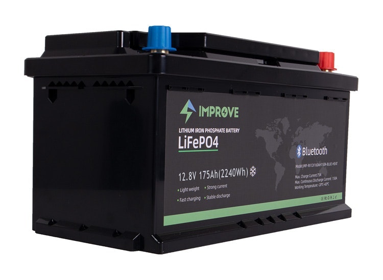 Off-Grid paket Husbild/Camper 200W solpanelskit + inverter + batteri