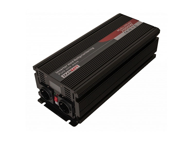 Off-Grid paket Husbild/Camper 200W solpanelskit + inverter + batteri