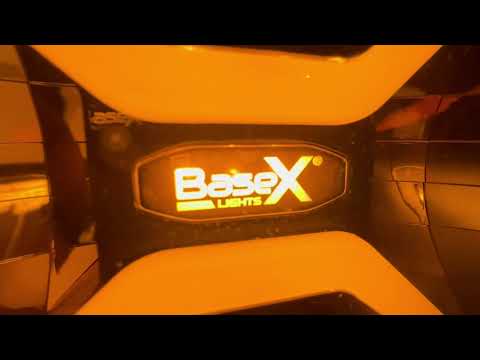 3-Pack BaseX Lights 9 tums LED-extraljus med kabelsats