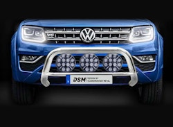 Låg frontbåge 76mm för 3st extraljus VW Amarok V6 2017+