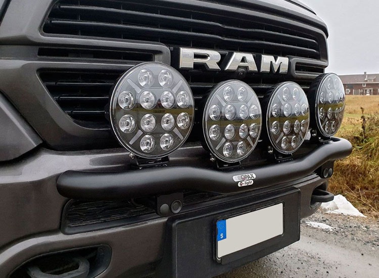 Q-light extraljusfäste Dodge Ram 1500 2019+