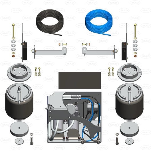 Luftfjädring Full Air Smart Air inkl. kompressor Vito / V-Klass 2014+